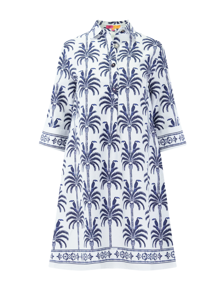 miranda palmeras tucan tunic dress