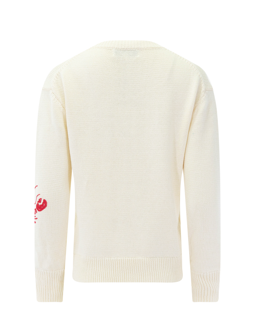 caesar lobster embroidery pullover
