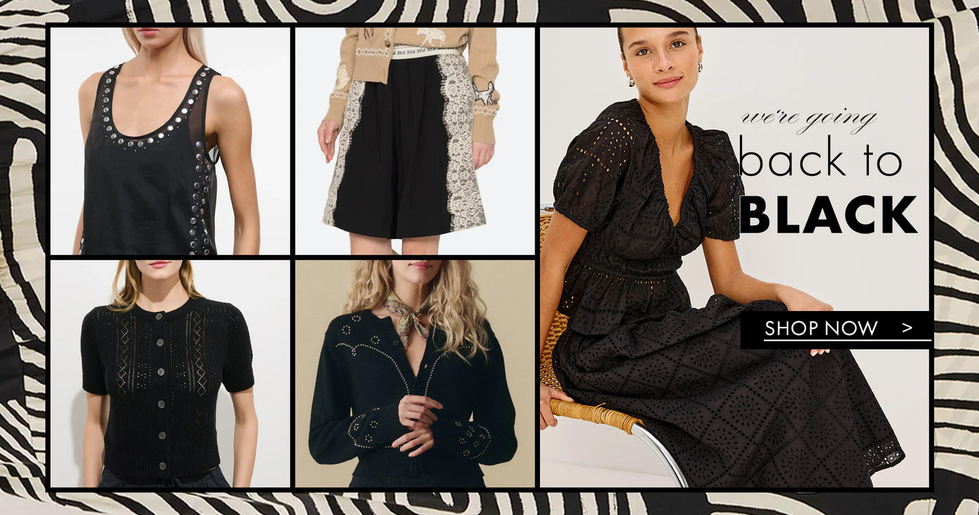 we're going back to black, shop now