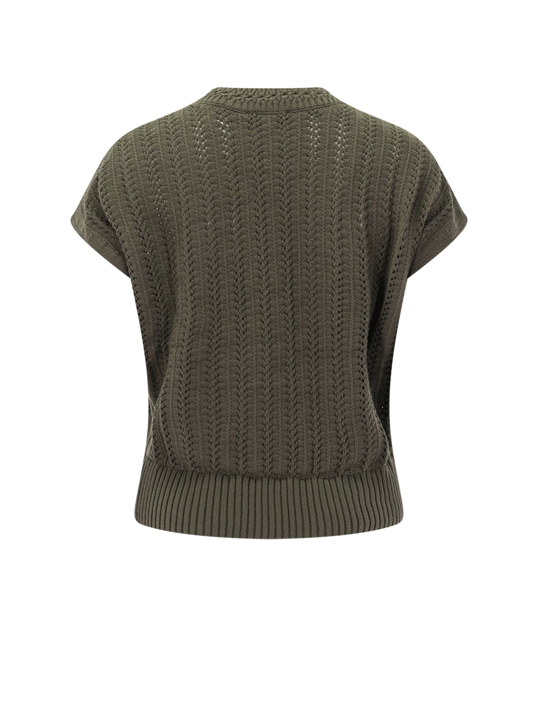 wedge sweater in olive