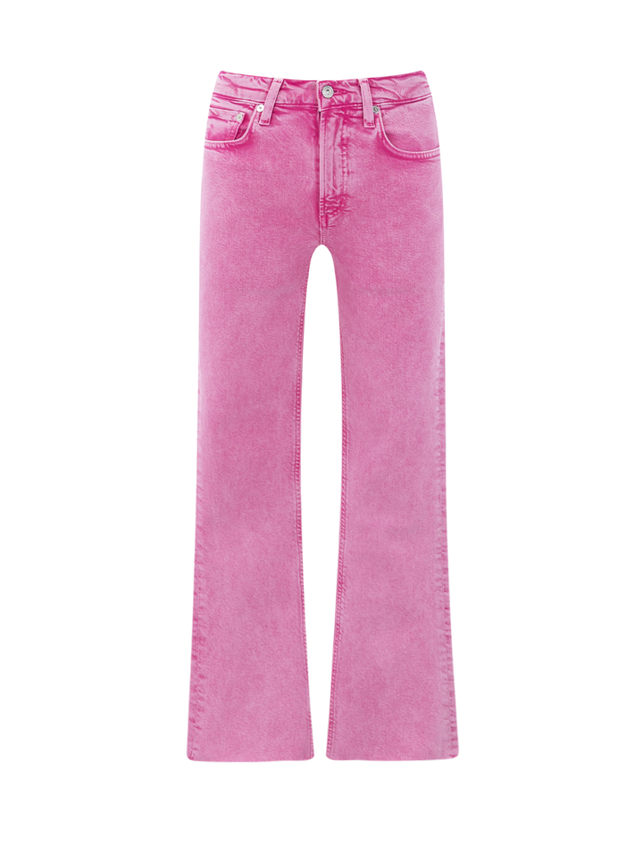 goldie kick flare ankle in raspberry