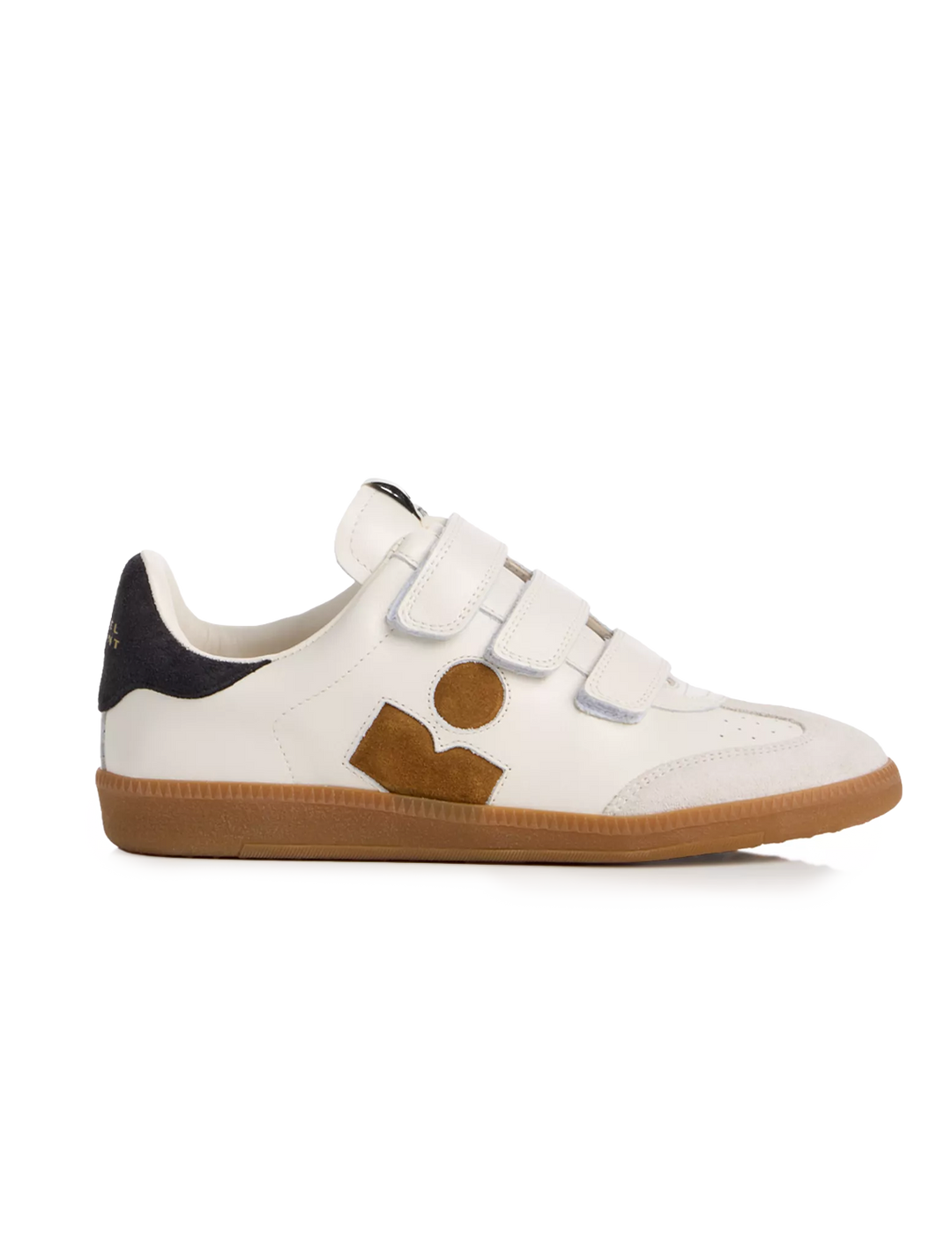 beth sneaker in chalk and cognac