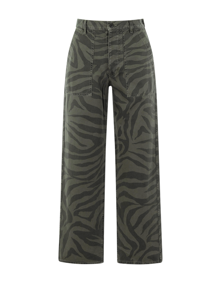 earl pant in camo zebra