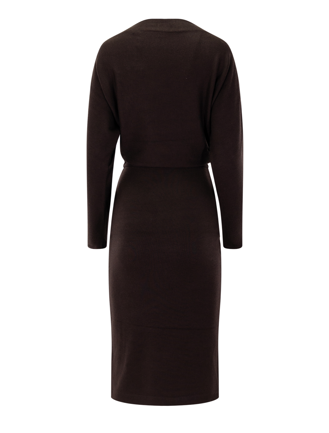 cozy midi dress in cinderwood
