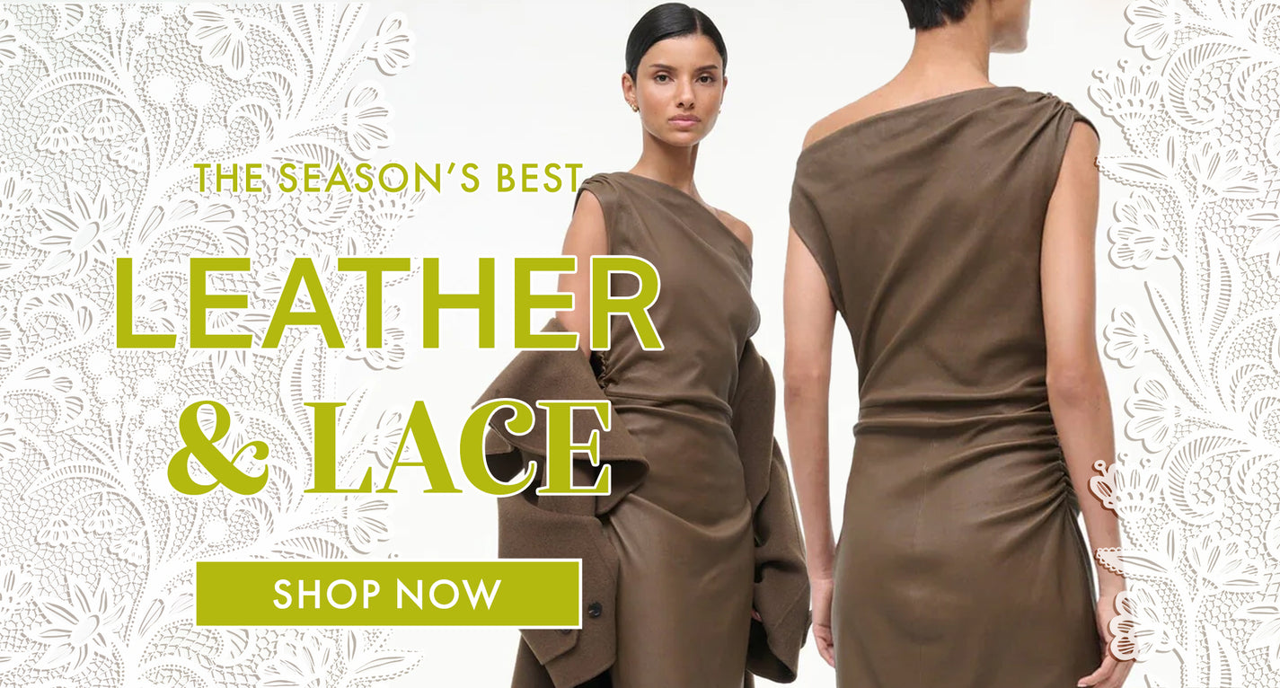 The season's best leather & leace