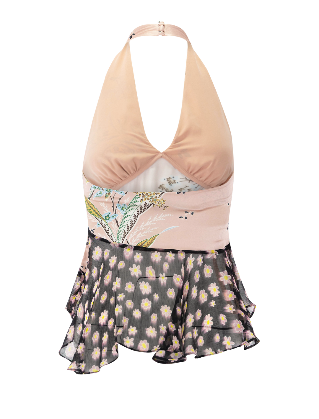 maeva silk top in tapestry rose