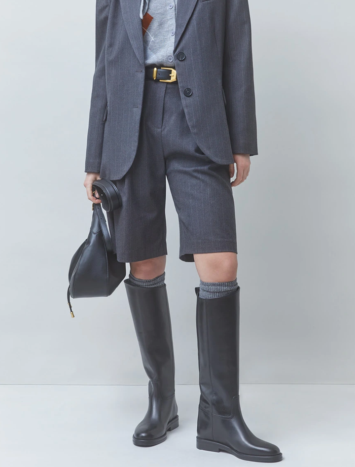 bill culottes in carbone