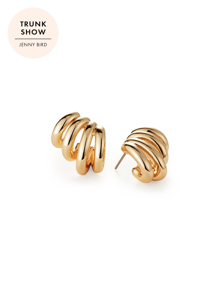 monroe earrings in gold