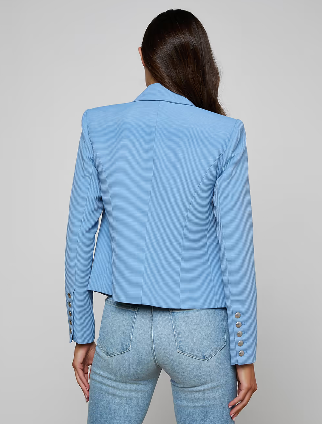 brooke blazer in allure blue