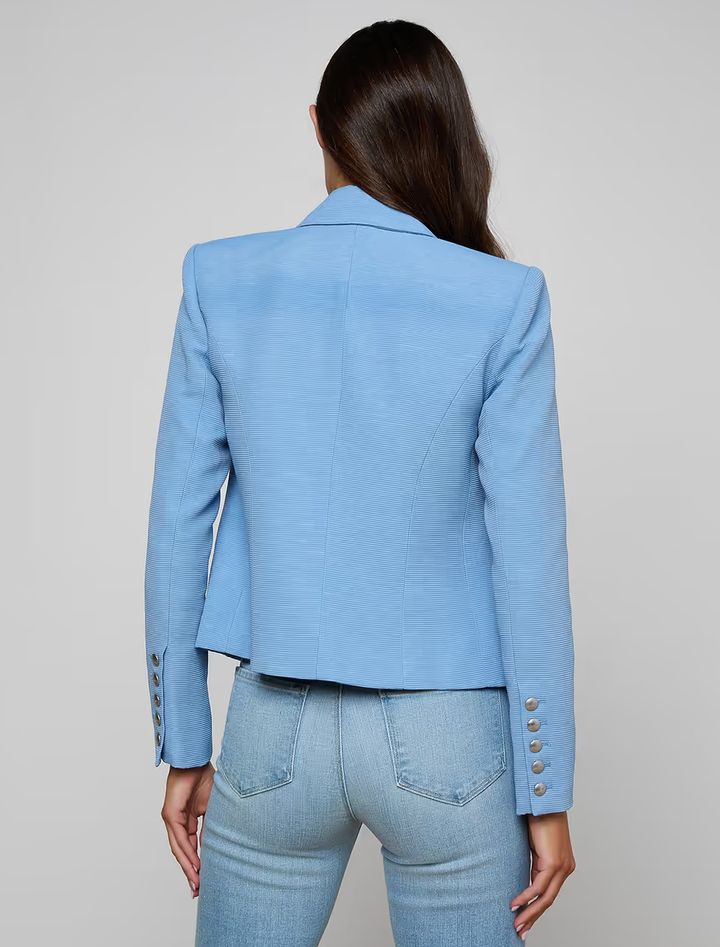 brooke blazer in allure blue