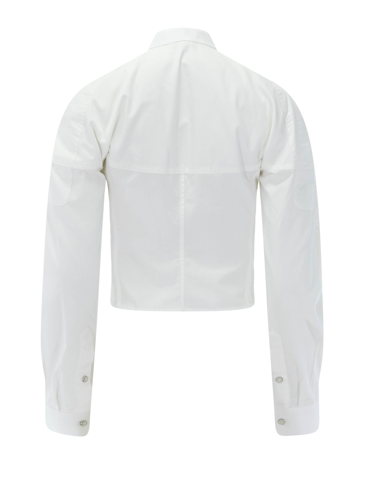 saddle shirt in white