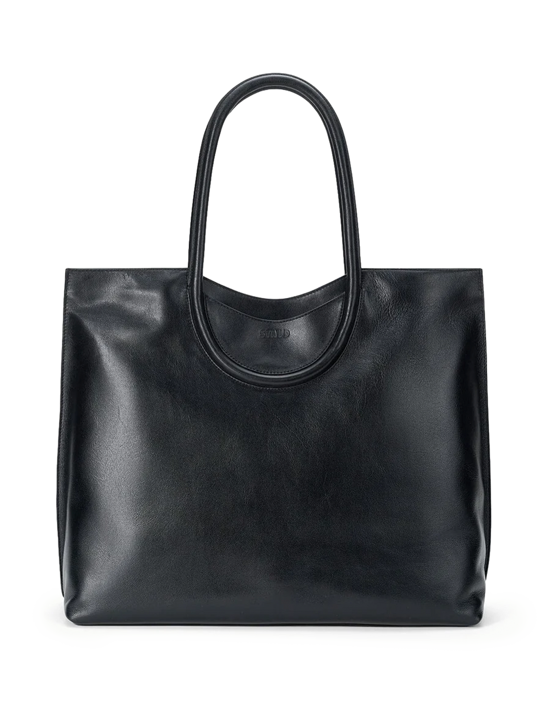 maude north-south tote in black
