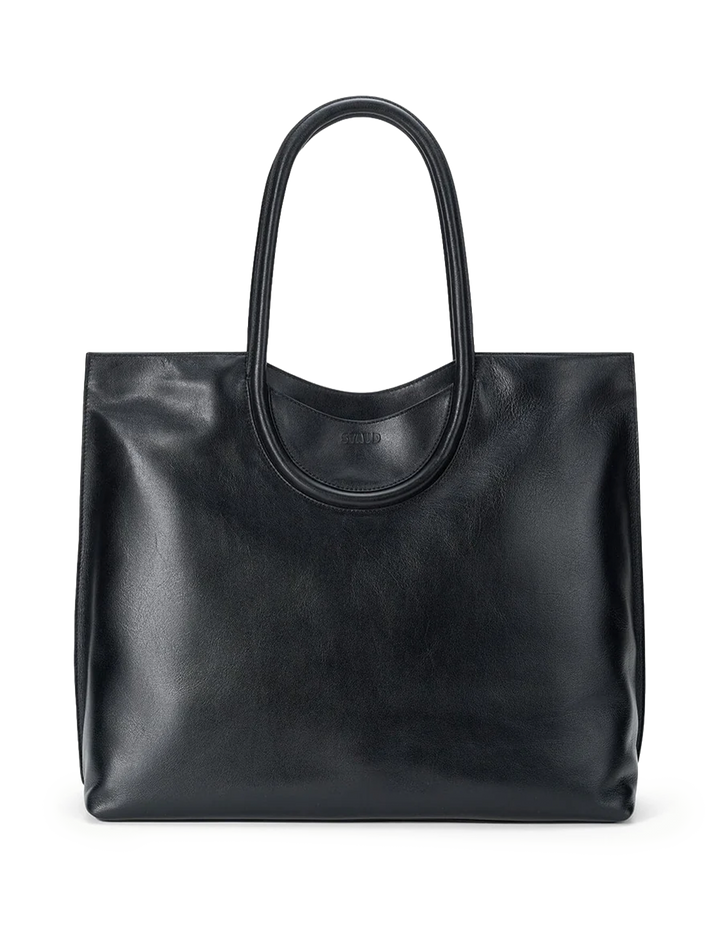 maude north-south tote in black