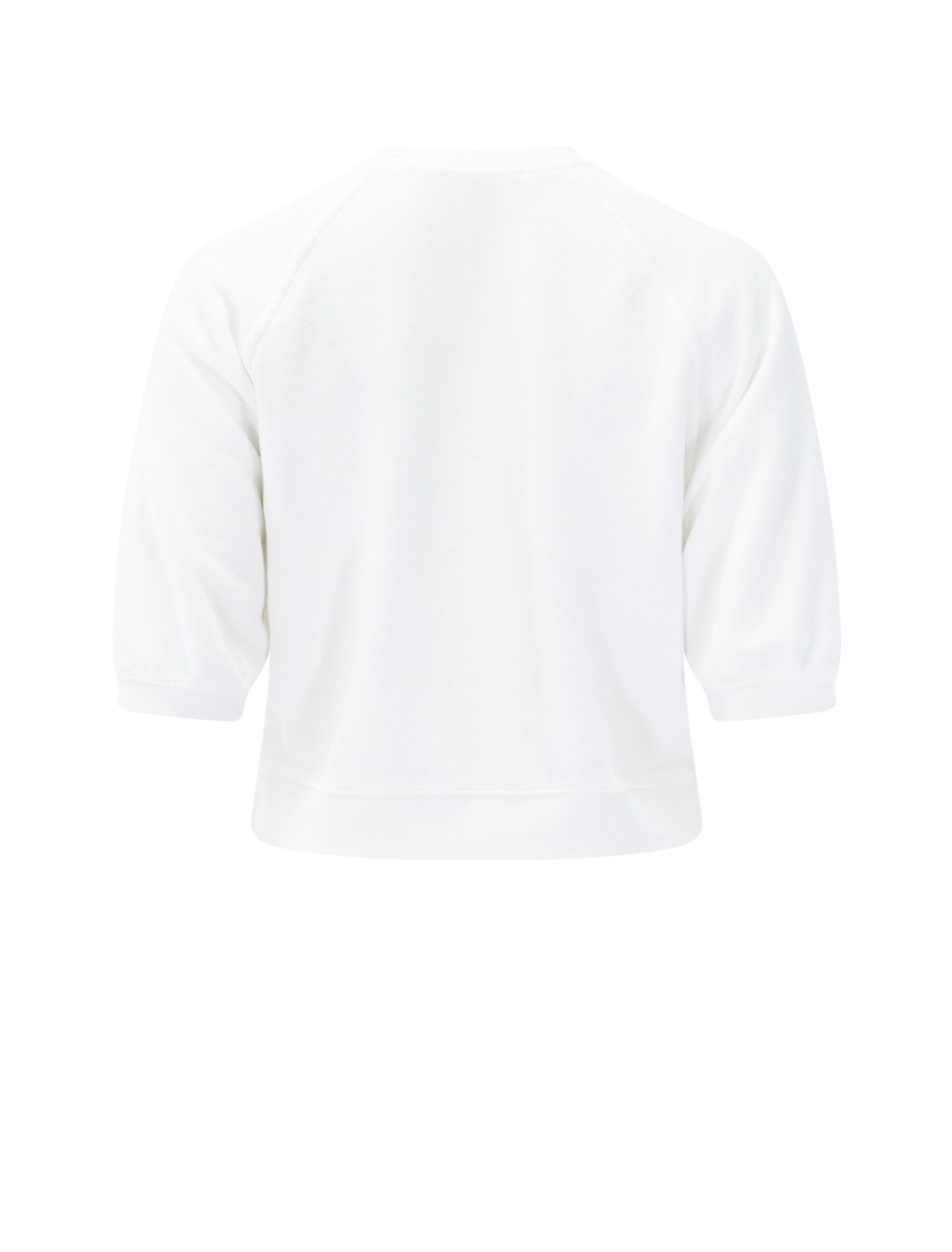 effie french terry sweatshirt in white