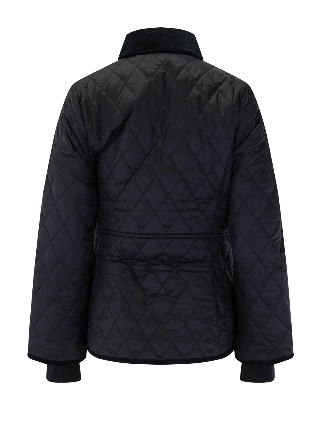 beadnell quilted jacket in black