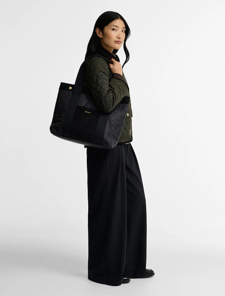 healy tote bag in black