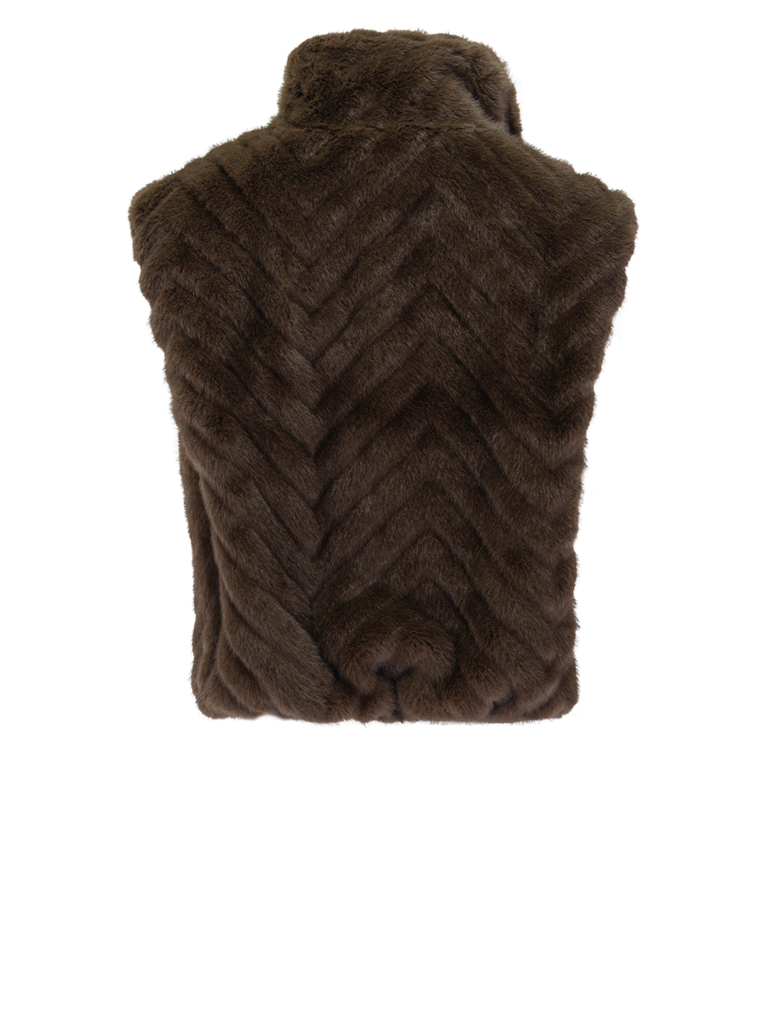 luxie vest in dark espresso