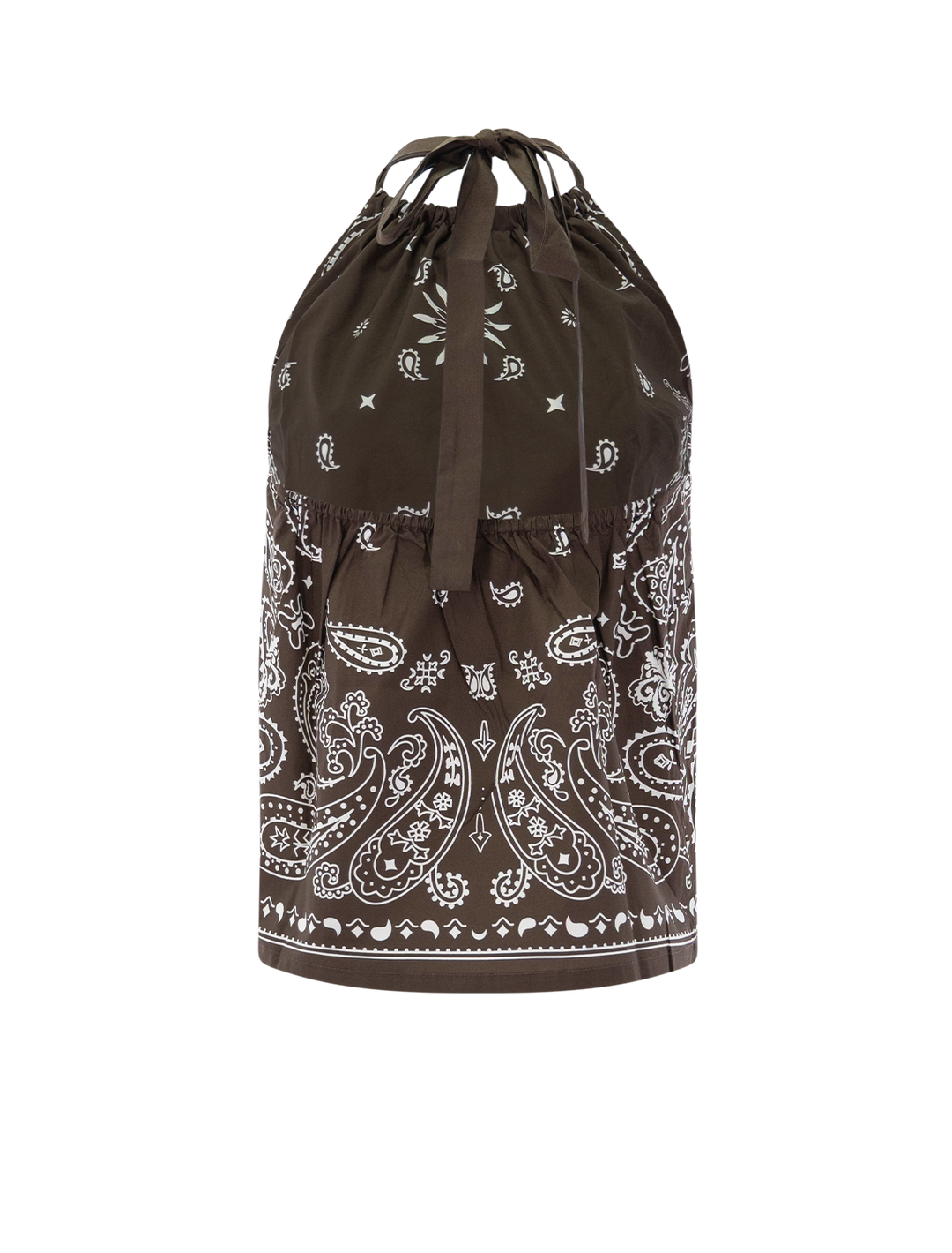 looka tank in chocolate bandana
