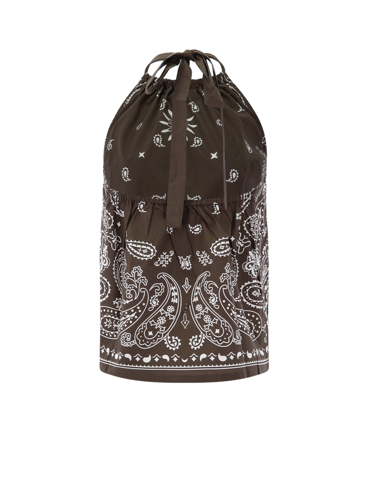 looka tank in chocolate bandana