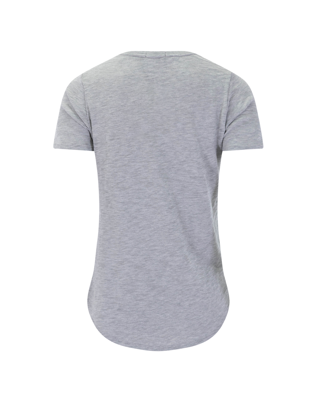 slub v-neck tee in heather grey