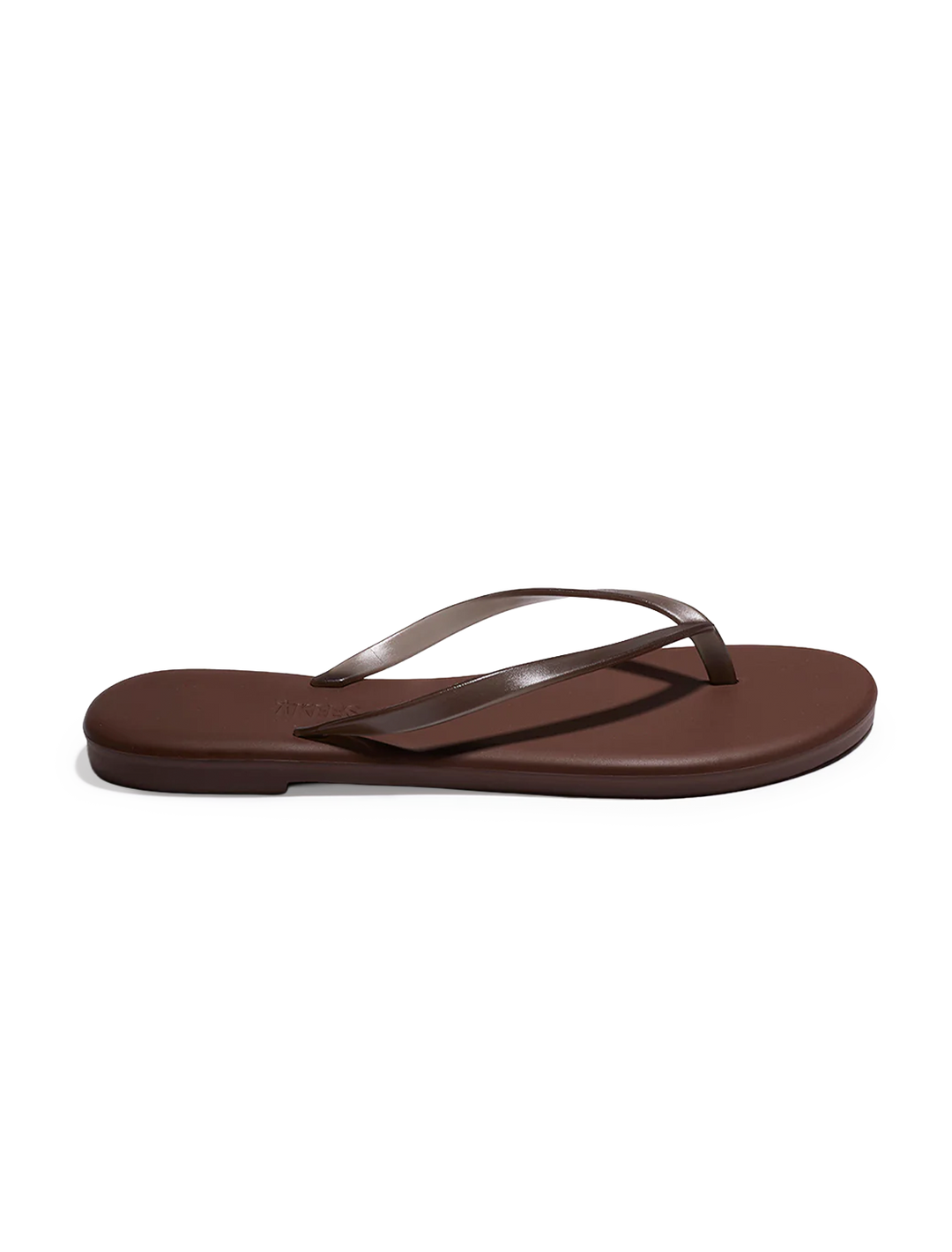 aqua flip flop in brun