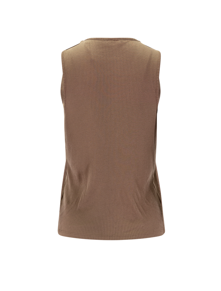 rib shell in taupe