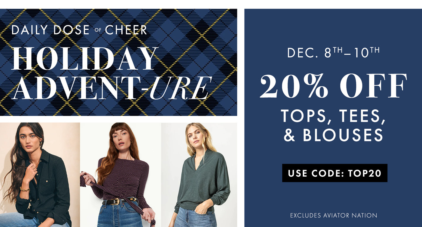 20% Off Tops, Tees, and Blouses