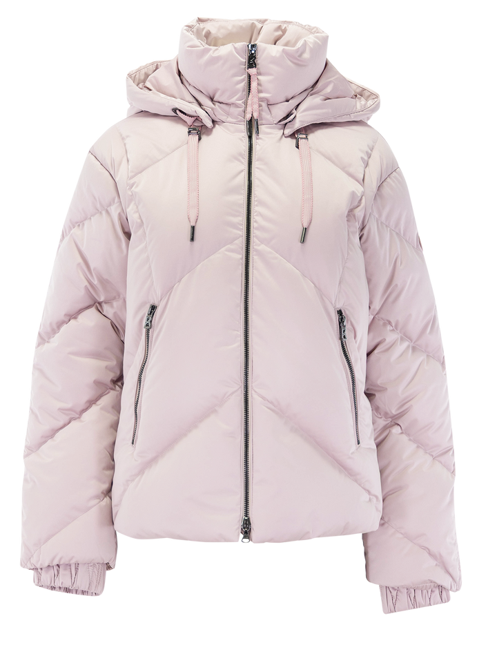 georgia down jacket in rosé