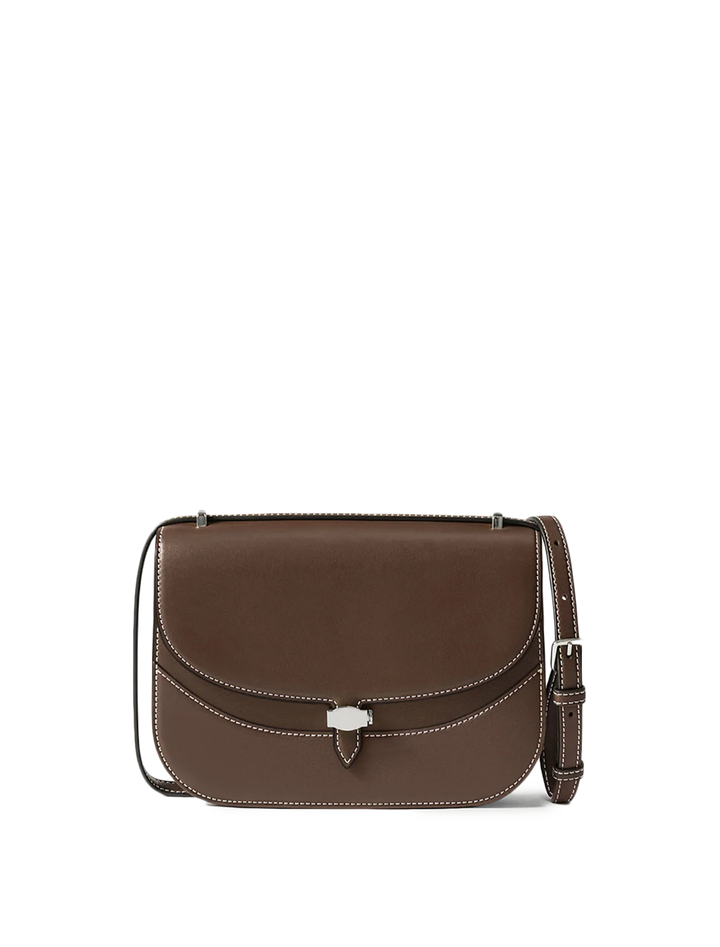 dash saddle bag in whiskey leather