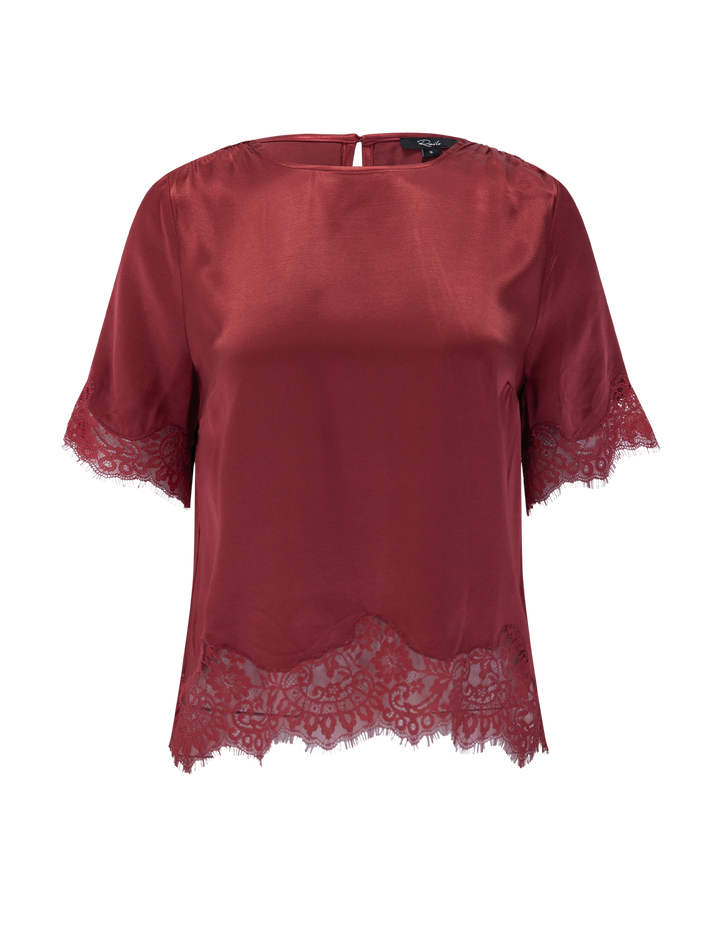 sonora top in crimson