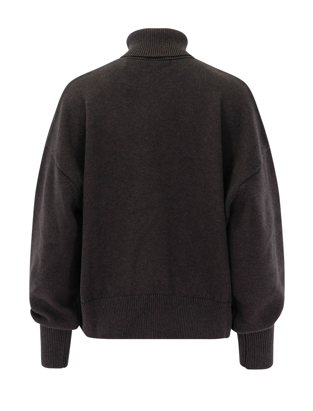 nasha turtleneck sweater in chocolate