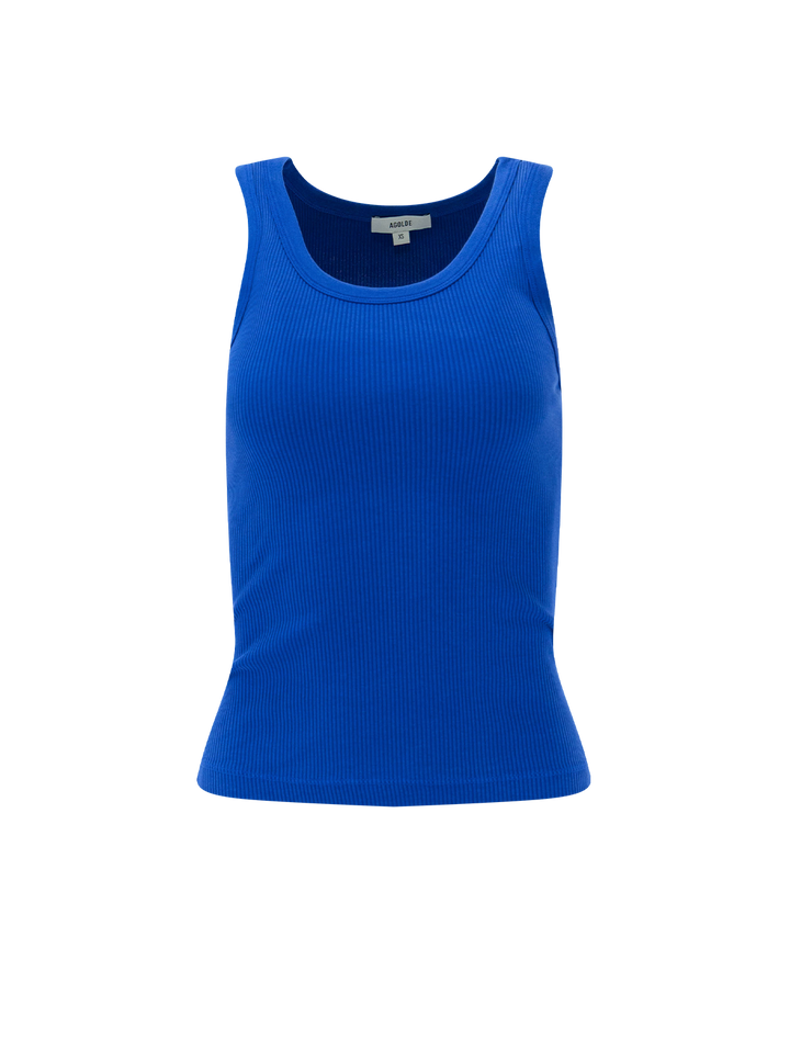 poppy tank in cobalt
