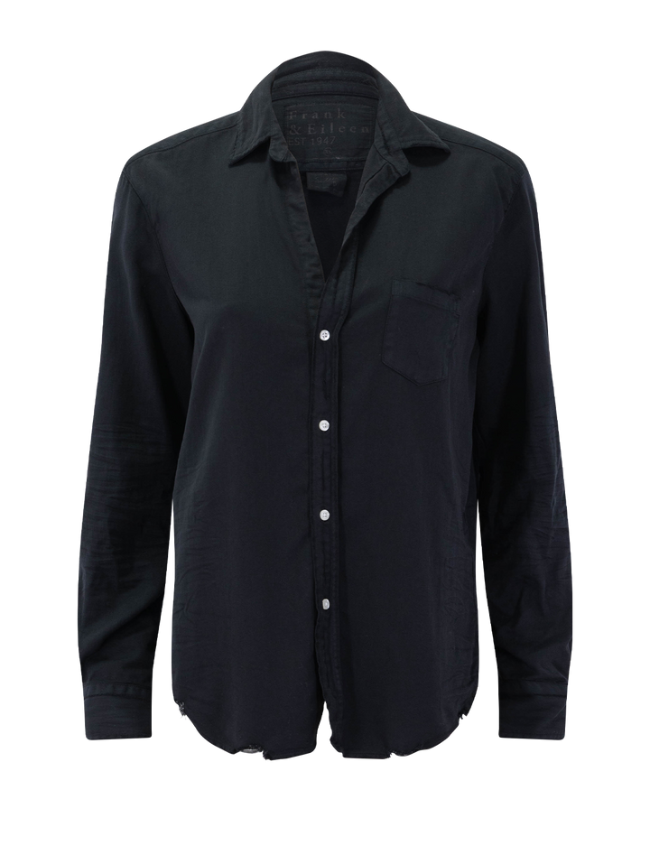 eileen in black destructed denim