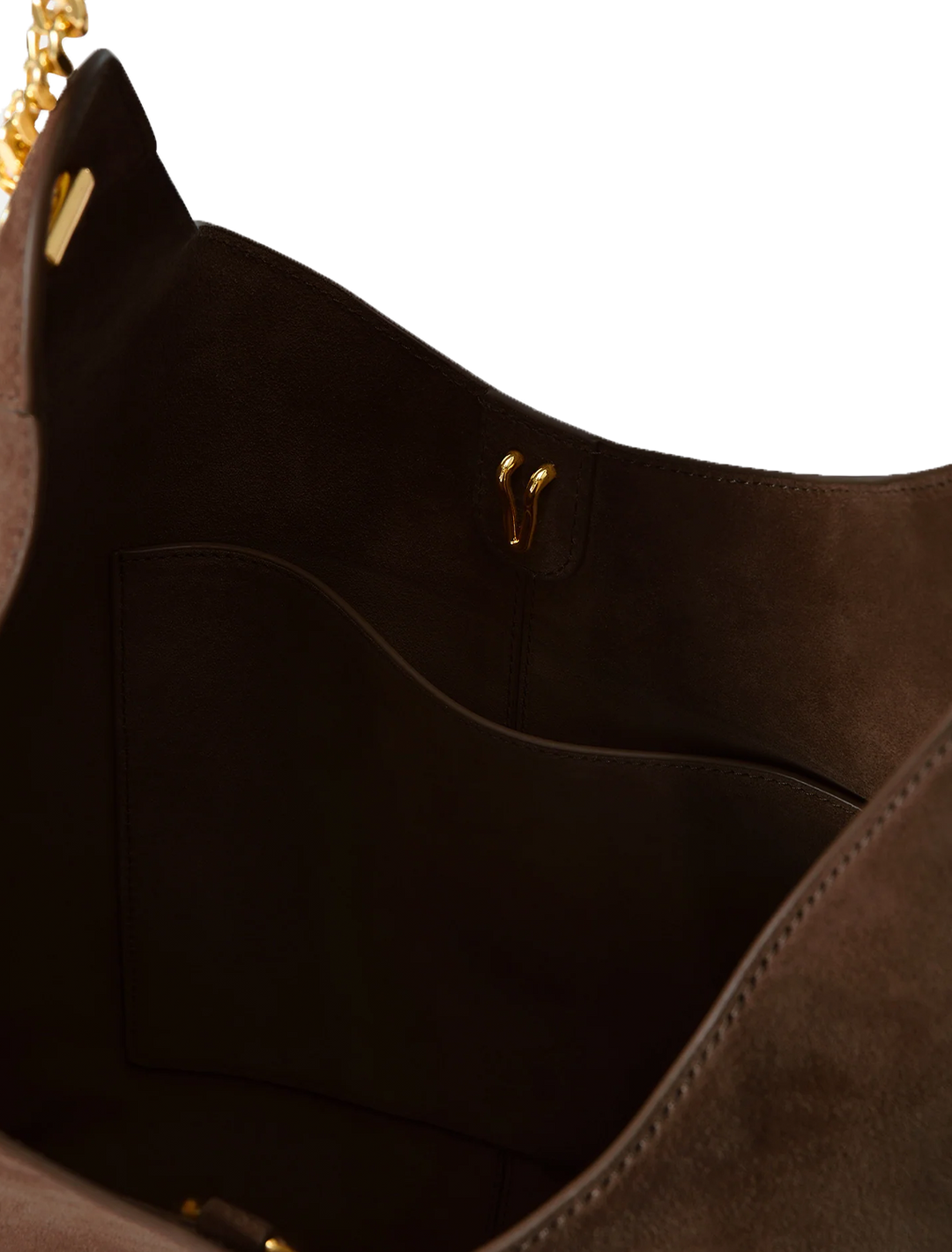 jour bag in espresso suede