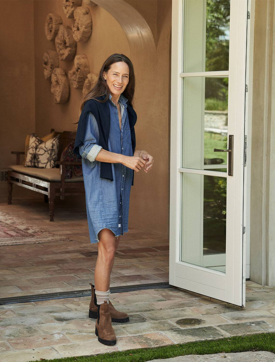 mary in vintage stonewashed indigo