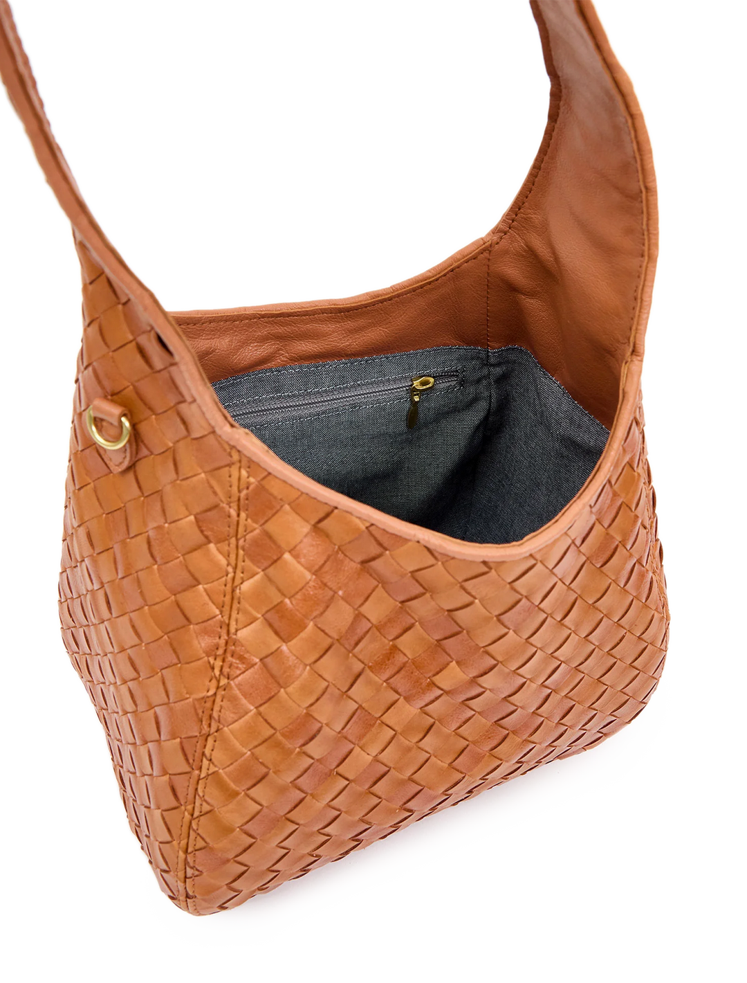 petit bando in natural woven diagonal