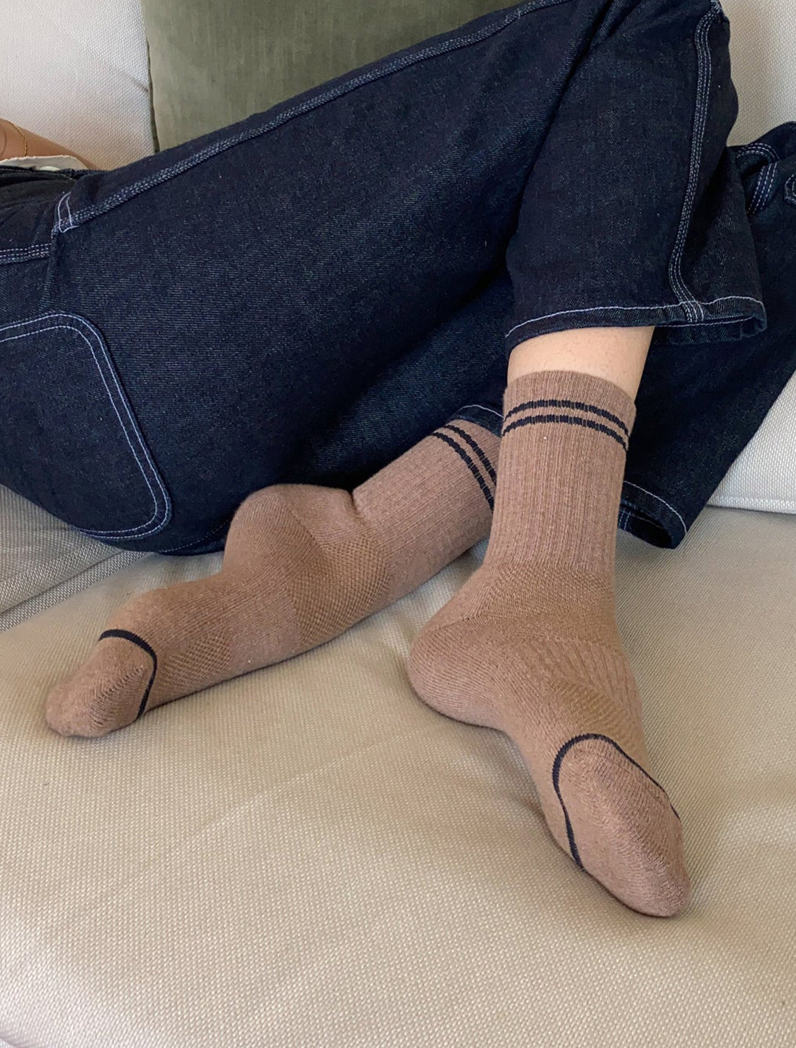 boyfriend socks in cocoa