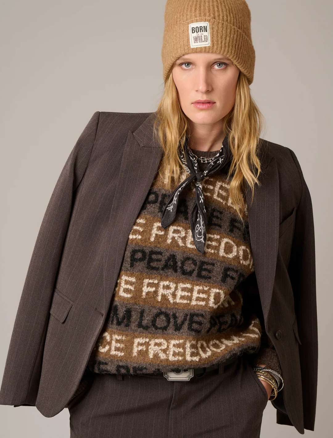 kiona sweater in nuts