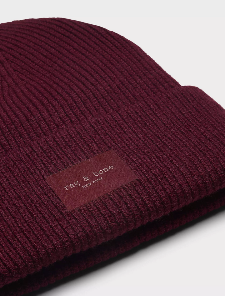 blake beanie in pomegranate