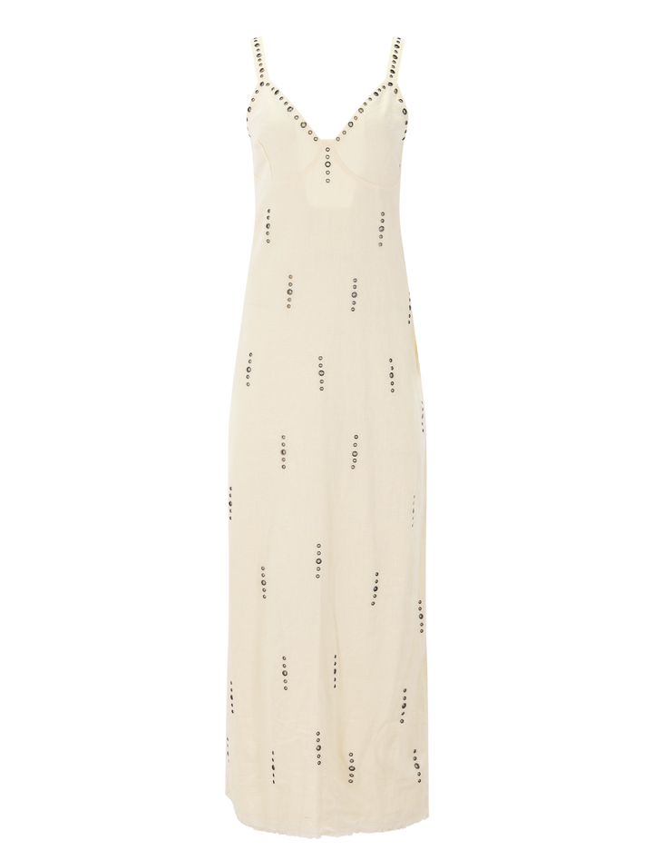 aubrey dress in ivory