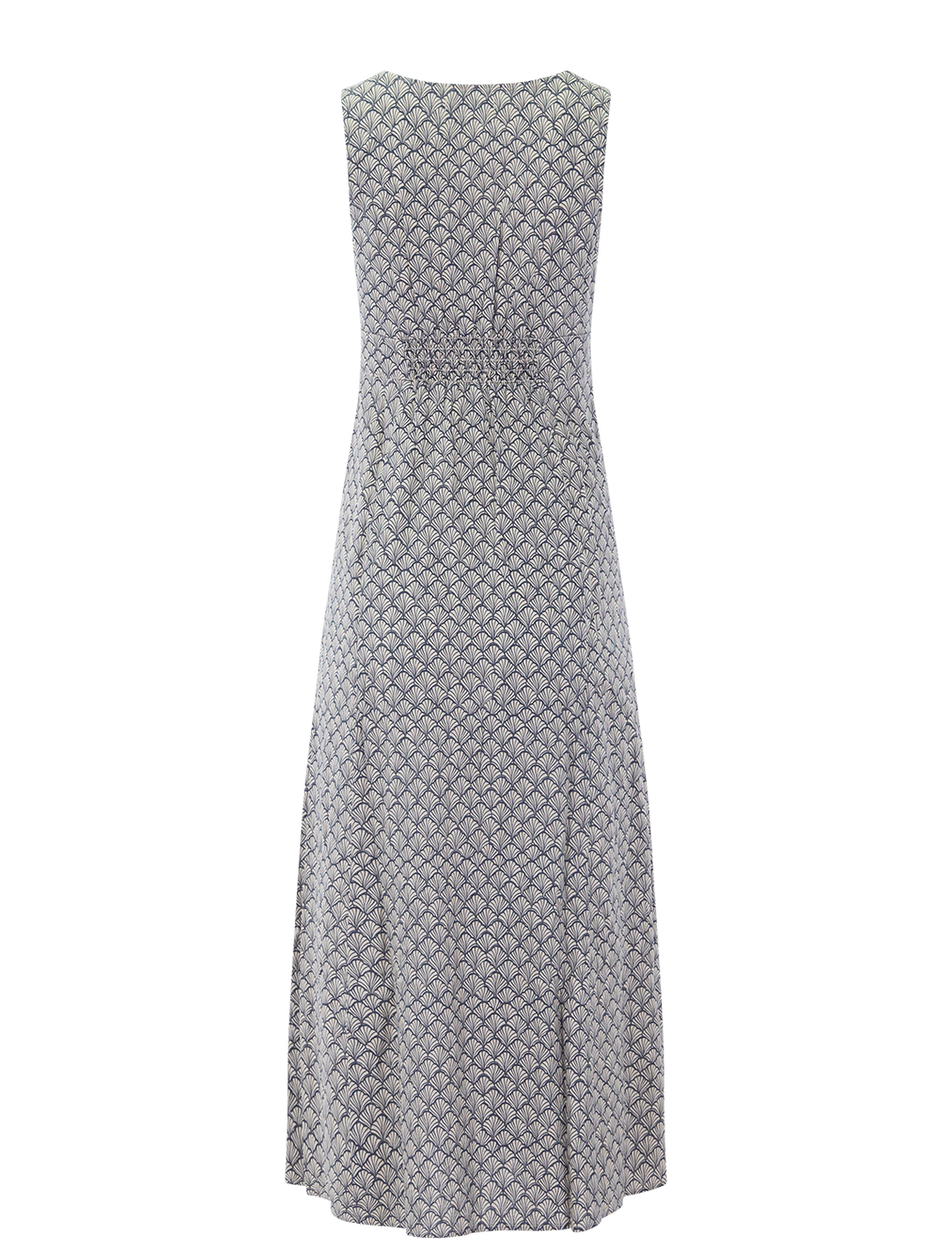 camila maxi dress in navy seashell