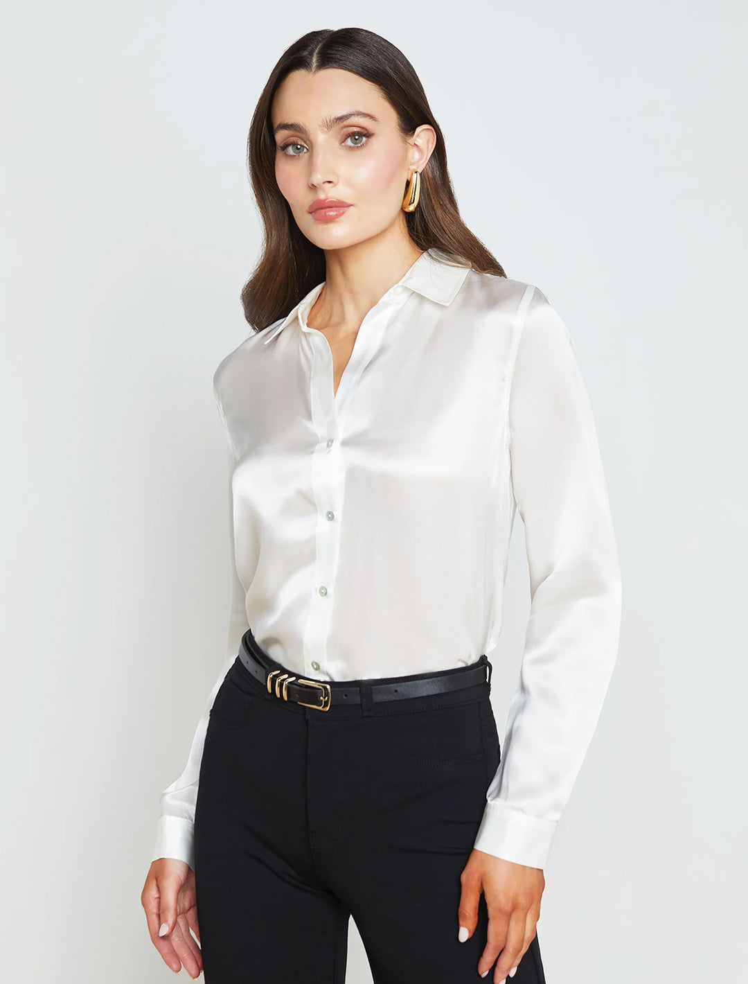 tyler blouse in ivory