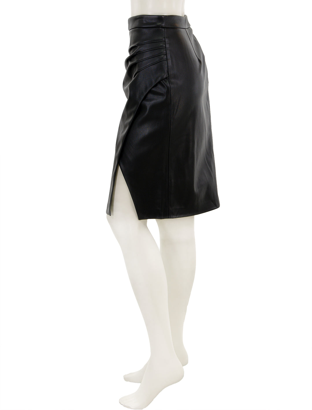 Side view of L'agence's maude pencil skirt.