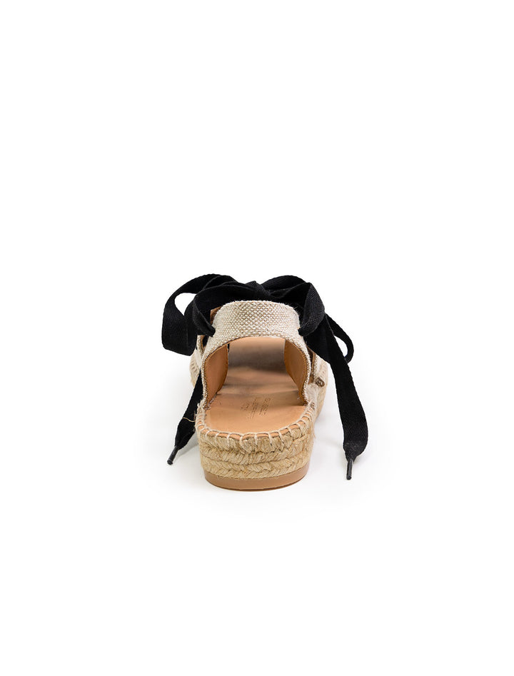 Back view of Naguisa's narane dove sandal.