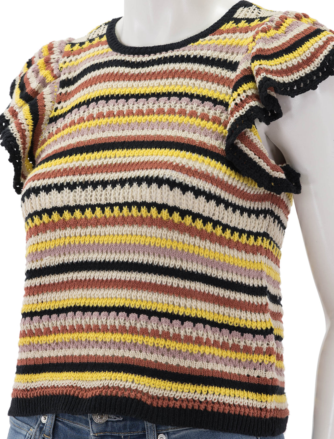 Close-up view of Rails' opal in sonoran stripe.