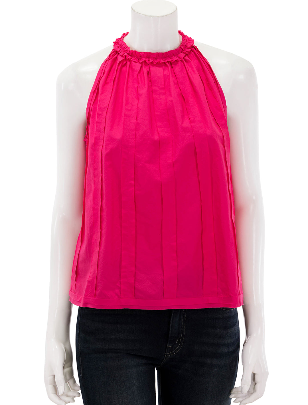Front view of Ulla Johnson's jana top in orchid.