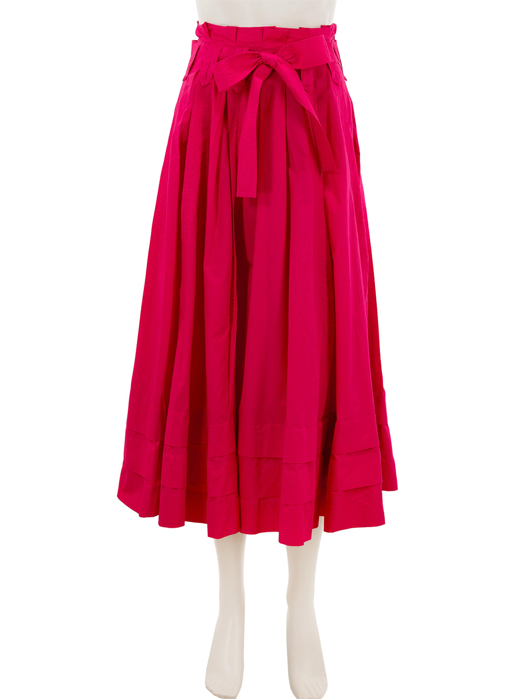 Front view of Ulla Johnson's dylan skirt in orchid.