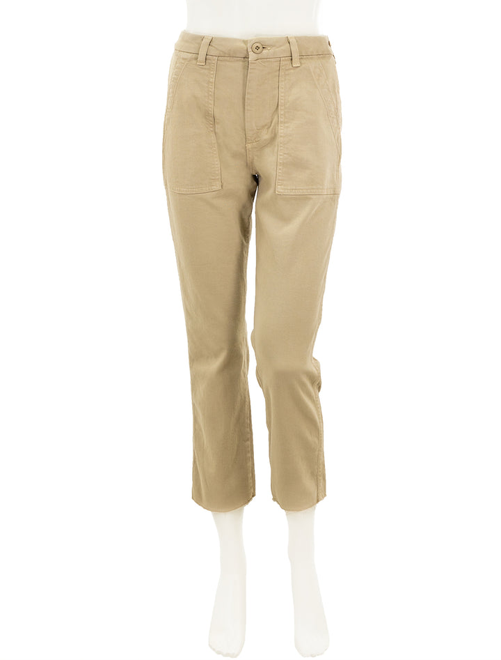Front view of AMO's easy army trouser parchment.