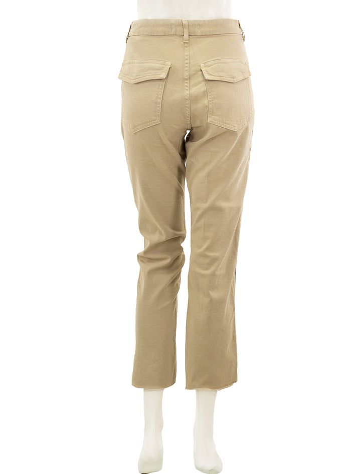 Back view of AMO's easy army trouser parchment.