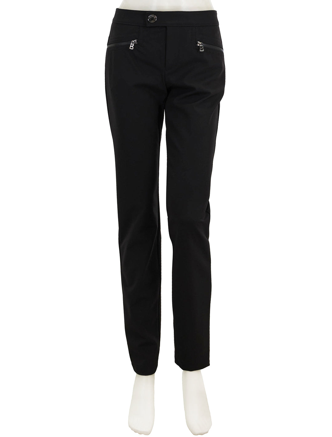 Front view of Bogner's lindy pant in black.